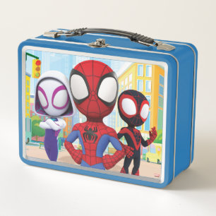 Lunch Box Équipe Spidey En Ville