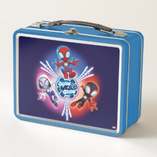 Lunch Box Équipe Spidey Toiles Lumineuses Graphique Lumineux
