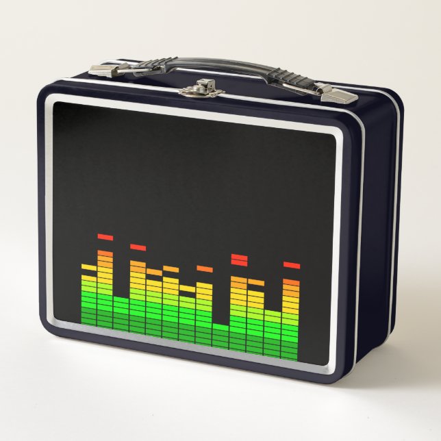 Lunch Box Équitable Vibes du Beat of DJ Music (Devant)