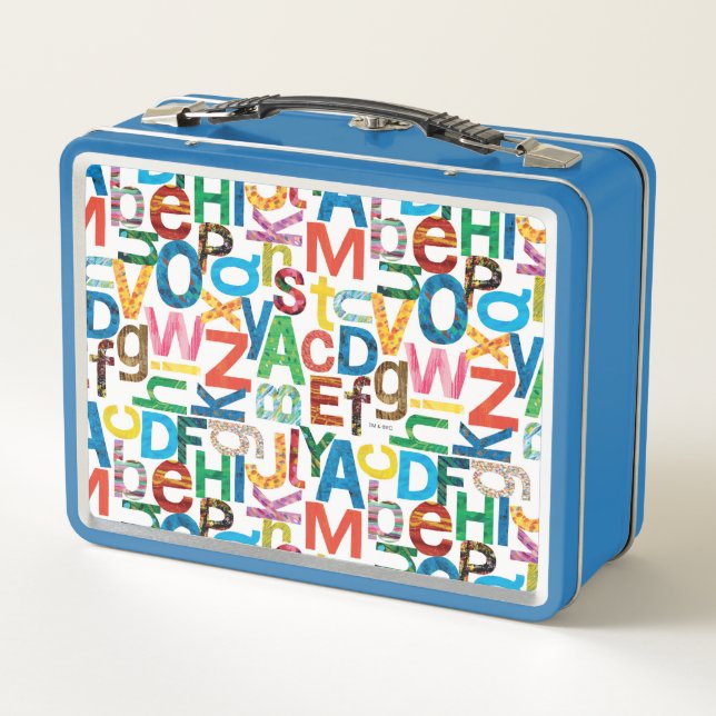 Lunch Box Eric Carle | Lettres Motifs alphabétiques (Dos)