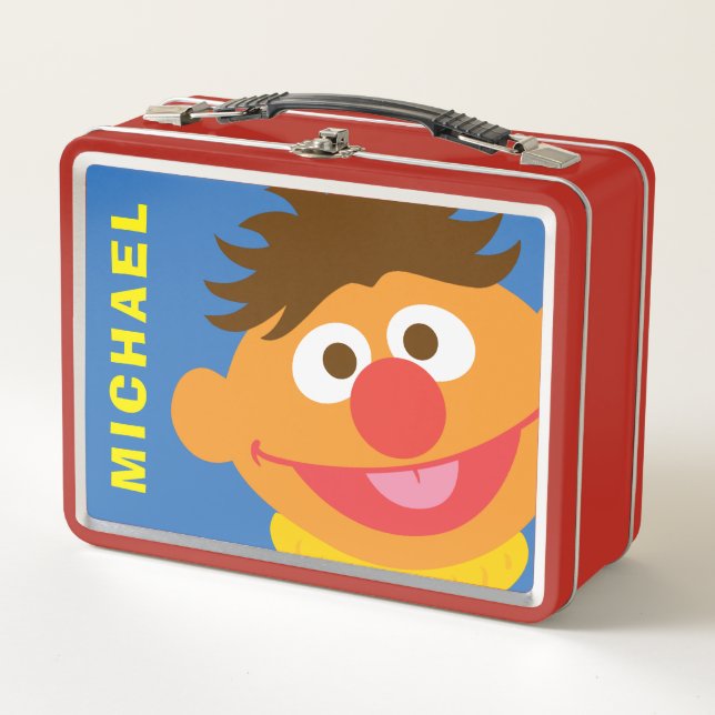Lunch Box Ernie Face | Ajoutez votre nom (Devant)