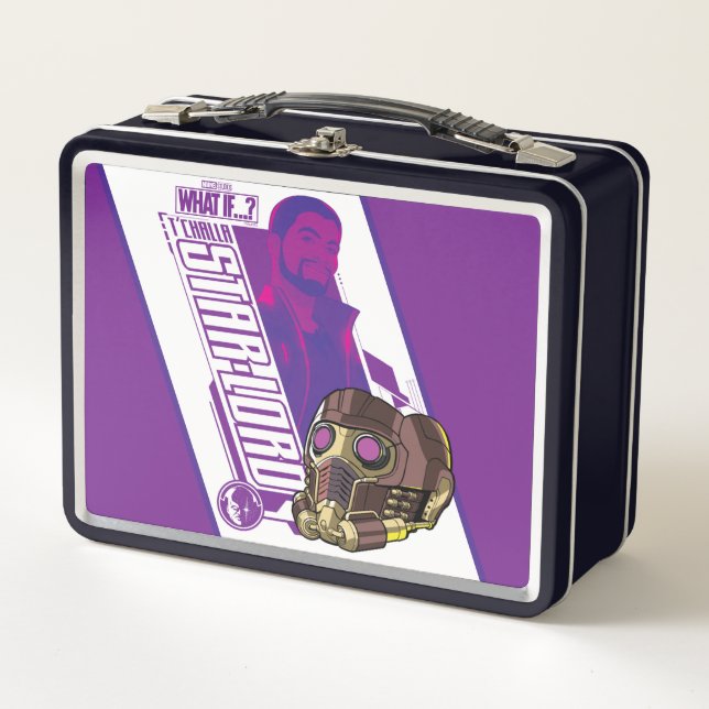 Lunch Box Et Si... ? | Graphique de caractères T'Challa Star (Devant)