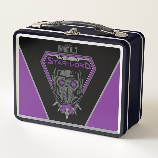 Lunch Box Et Si... ? | Graphique du casque étoilé T'Challa (Devant)