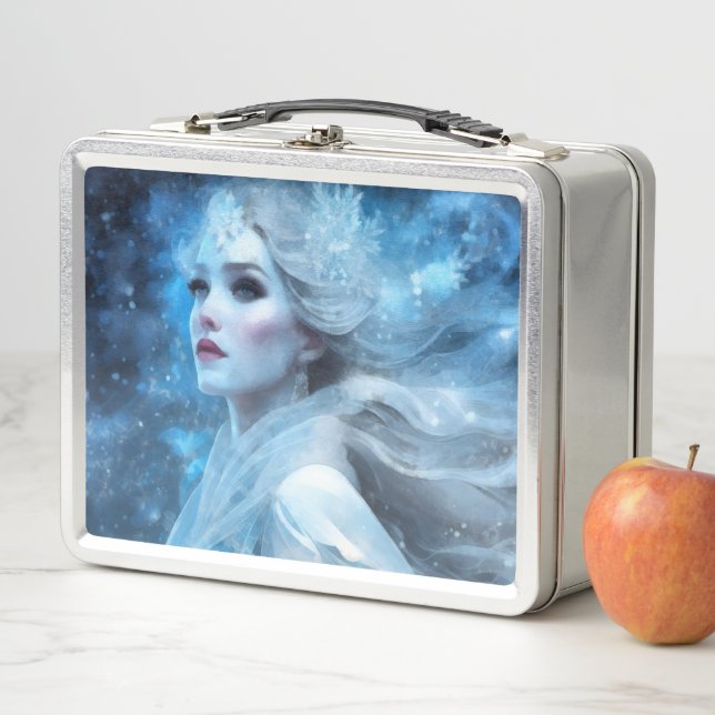 Lunch Box Ethereal Frozen Neige Queen Imaginaire Art (En situation)