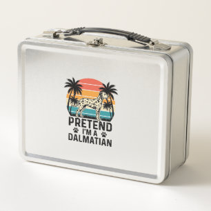 Lunch Box Fais comme si j'étais un dalmatien vintage