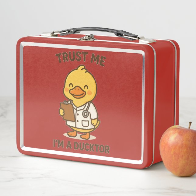 Lunch Box Faites-moi confiance, je suis un Ducktor (En situation)
