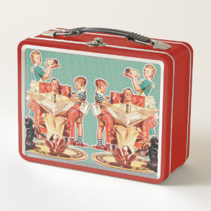 Lunch Box Famille de ménagères vintage des années 1950