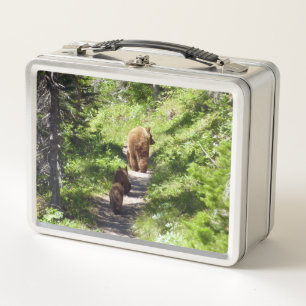 Lunch Box Famille d'ours bruns