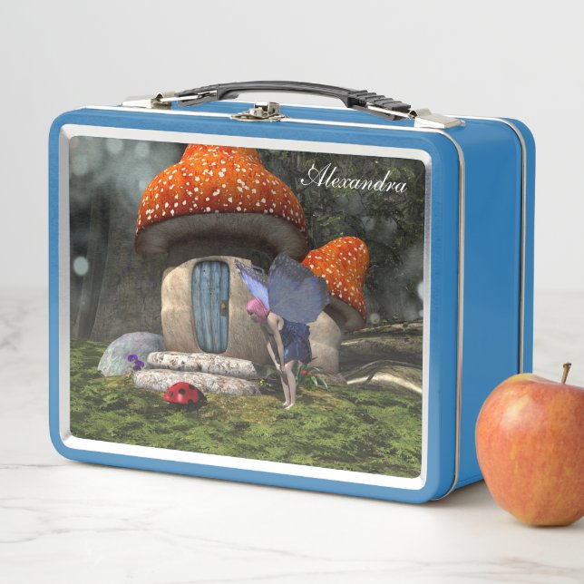 Lunch Box Fée mignonne à cheveux roses rencontre Ladybug (En situation)