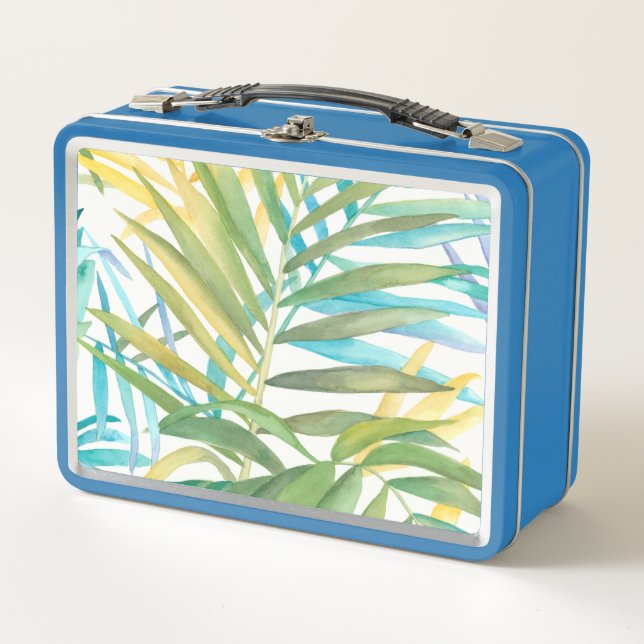 Lunch Box Feuilles de palmiers tropicaux (Devant)
