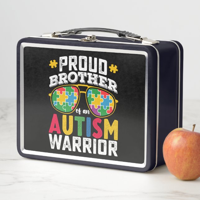 Lunch Box Fier Frère D'Une Famille De Guerriers Autistes (En situation)