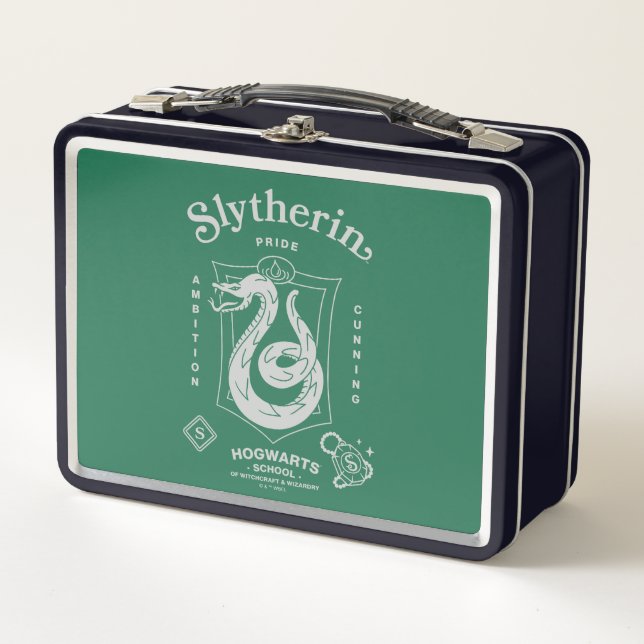 Lunch Box Fierté d'ELSLYTHERIN Ambition Ruse Blason (Devant)