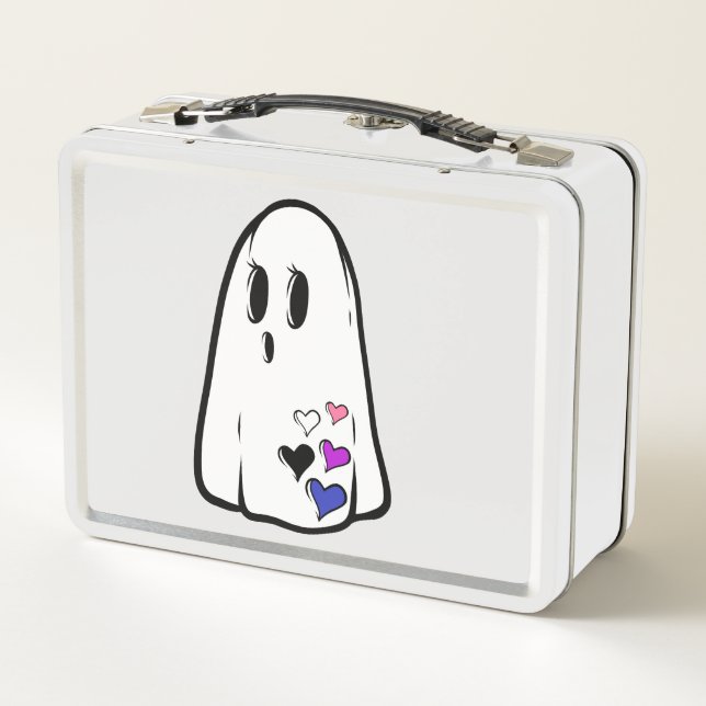 Lunch Box Fierté fluide de genre fantôme (Dos)