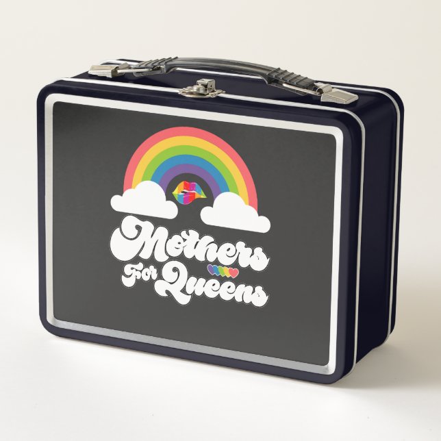Lunch Box Fierté LGBT Mères Arc-En-Ciel Pour Queens Gay Lesb (Devant)