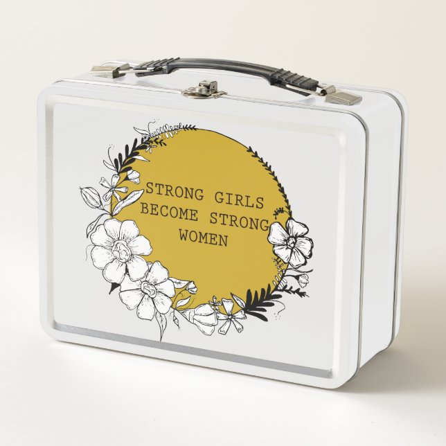 Lunch Box Filles fortes de boîte de déjeuner (Devant)