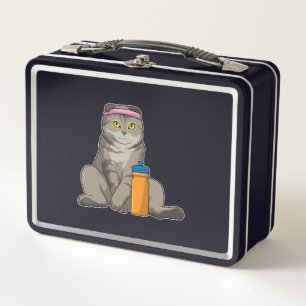 Lunch Box Fitness Chat Boire de la tasse