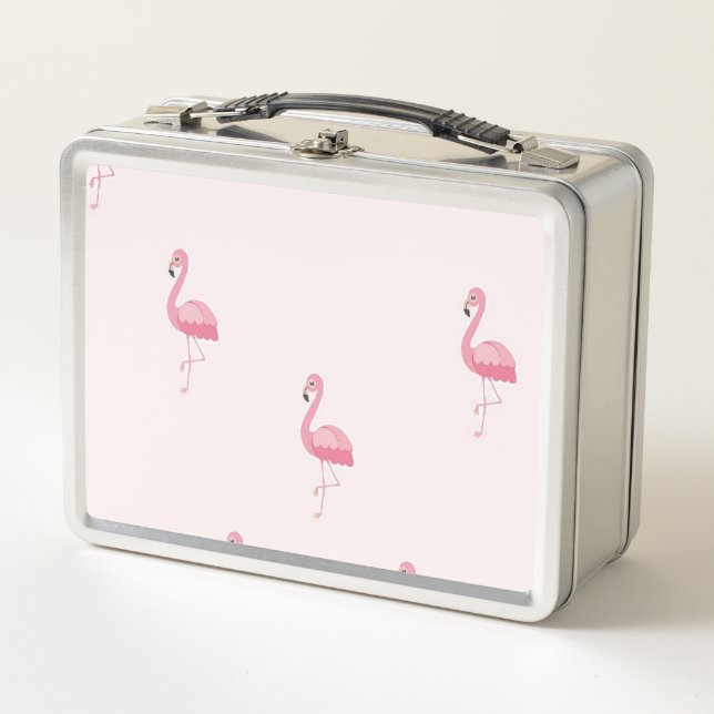 Lunch Box Flamingo rose joli (Devant)
