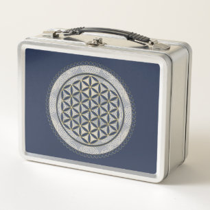 Lunch Box FLEUR DE VIE - Art du Symbole de Géométrie Sacrée 
