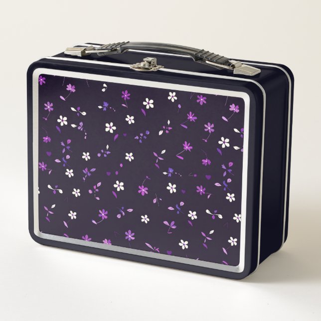 Lunch Box Fleur pourpre (Devant)