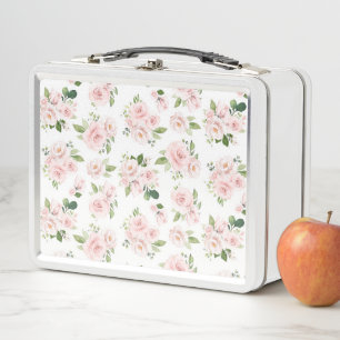 Lunch Box Fleurs roses, Roses roses, Fleurs Aquarelles