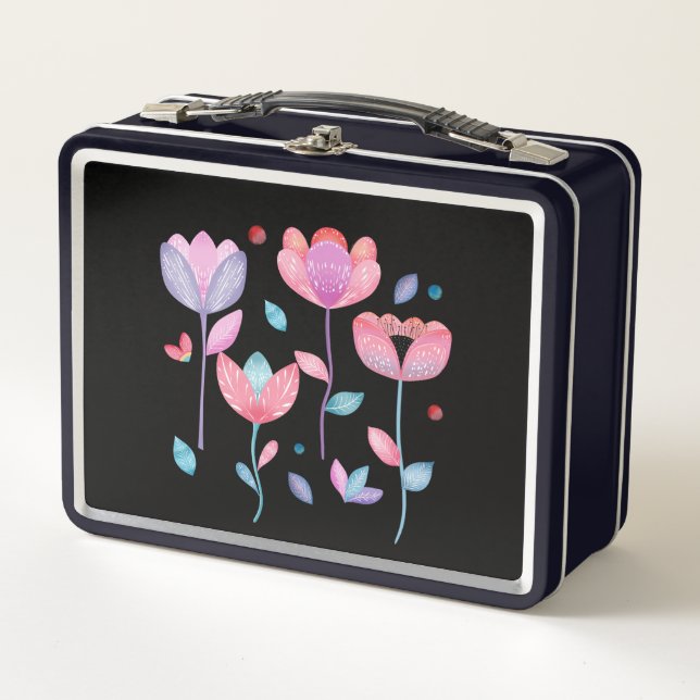 Lunch Box Fleurs Whimsical (Devant)
