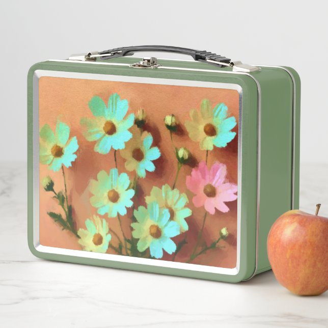 Lunch Box Fleurs Zinnia Elegans (En situation)