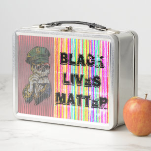 Lunch Box Flic squelette Black Lives Matter