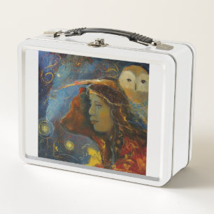 Lunch Box Force de la sagesse Maureen Girard Chouette Ours a
