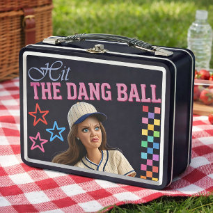 Lunch Box Frappe donc cette balle Drôle de visage de poupée