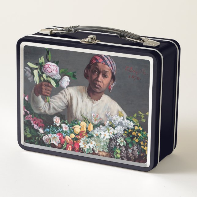 Lunch Box Frédéric Bazille - Jeune femme aux pivoines (Devant)