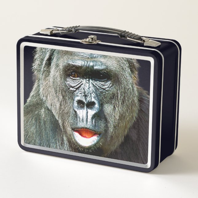LUNCH BOX FUNNY CUTE GORILLA (Devant)