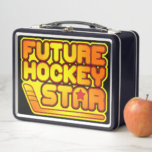 Lunch Box Futur Hockey Star Boîte à lunch en métal