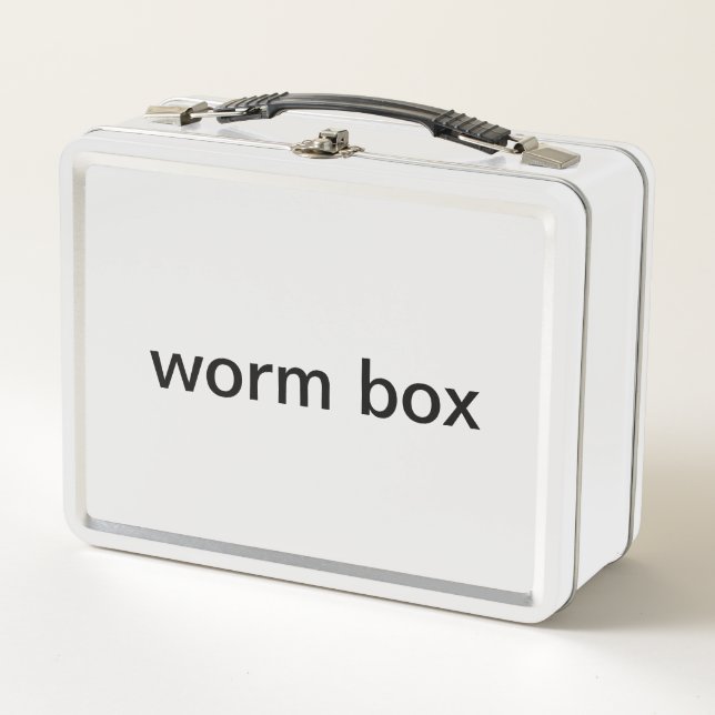 Lunch Box gamelle de ver (Devant)