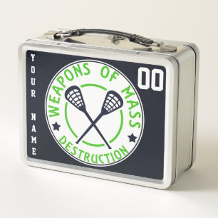 Lunch Box Gamelle faite sur commande de lacrosse de nom et