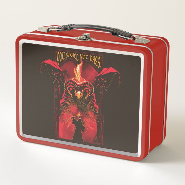 Lunch Box GANDALF™ Vs Balrog "You Shall Not Pass" Graphic (Devant)