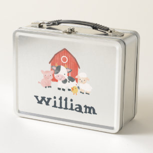 Lunch Box Garçons mignonne animal de ferme Barnyard Toddler