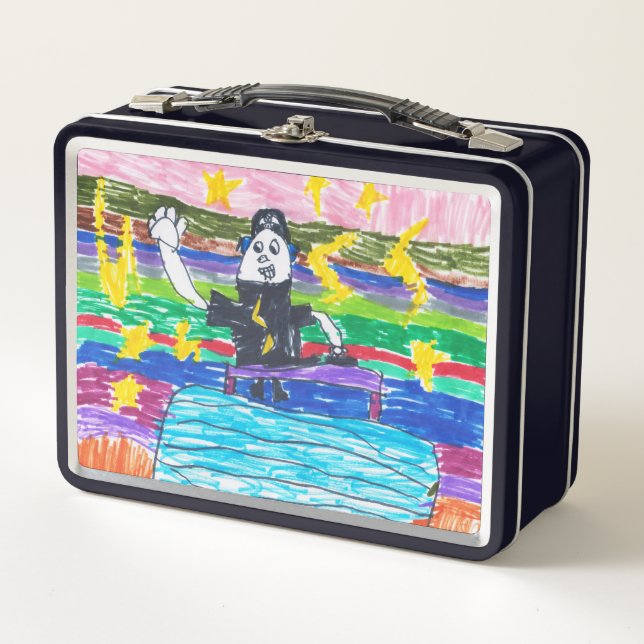 Lunch Box Garder l'artisanat des enfants Inquiéter boîte d'a (Devant)