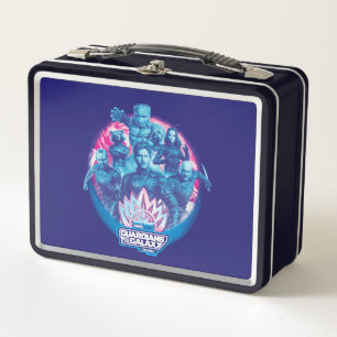 Lunch Box Gardiens de la Galaxie Équipe Graphique Vaporwave