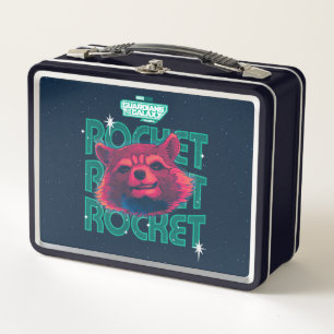 Lunch Box Gardiens de la Galaxie Graphique du visage de Rock