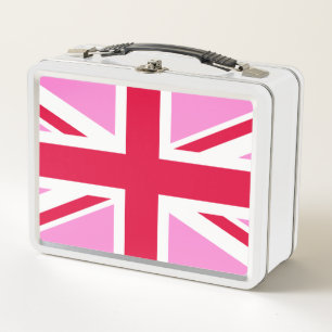 Lunch Box GAY PRIDE britannique (Union Jack rose) (Drapeau b