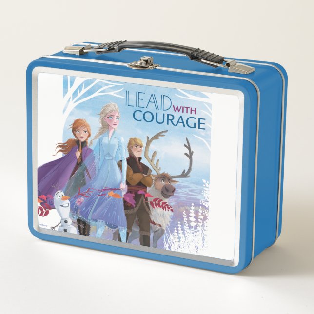 Lunch Box Gelée 2 : Anna, Elsa et ses amis| Courage (Devant)