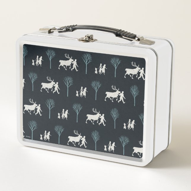 Lunch Box Gelée 2 : Marcher à travers le Motif des bouleaux (Devant)