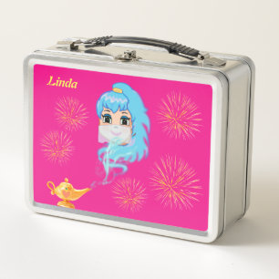 Lunch Box Génie mystique mignon, lampe magique et feux d'art