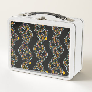 Lunch Box Geo Stripe : Design Vintage tendance