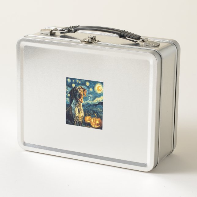 Lunch Box German Shorthaired Pointer 2 Chien Mignon Hallowee (Devant)