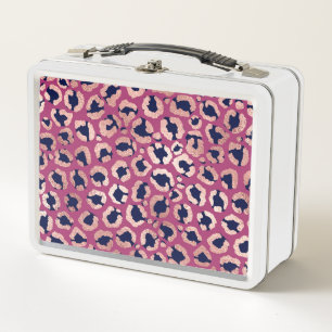 Lunch Box Girly moderne Rose Gold Marine violet Empreinte de