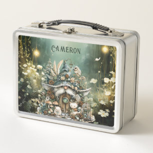 Lunch Box Gnome de la Forêt Enchantée Personnalisé