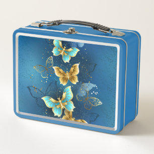 Lunch Box Golden butterflies