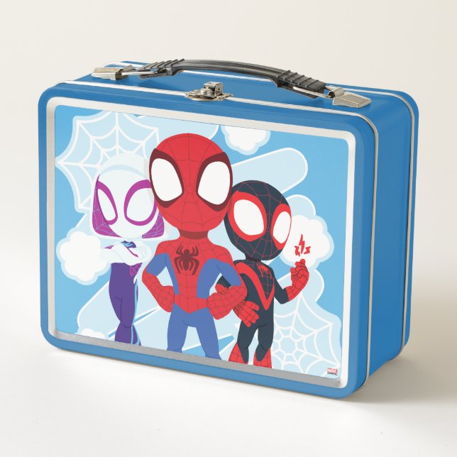 Lunch Box Graphique Web de l'équipe Spidey (Devant)