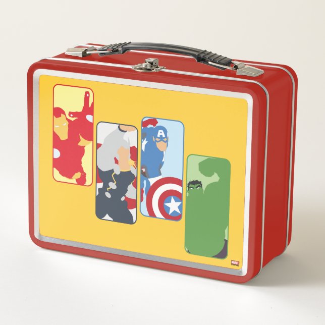 Lunch Box Graphisme iconique d'Avengers (Devant)